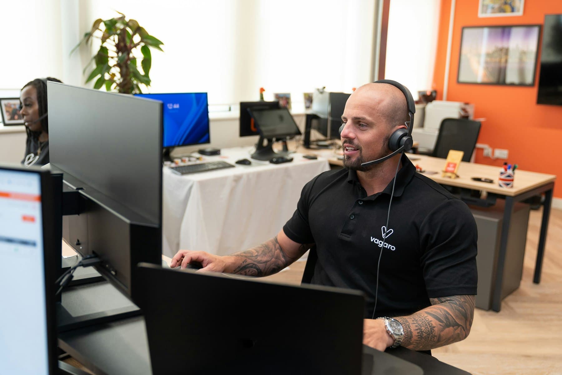 The back office retypes the job